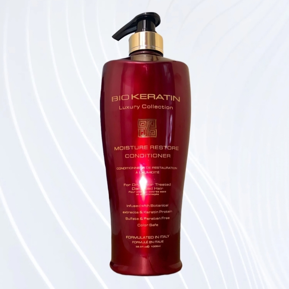 Bio Keratin Luxury Collection Moisture Restore Conditioner Jumbo Size 33.8 oz